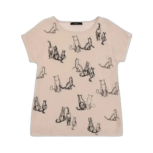 T-Shirt With Round Neck And Short Sleeves
