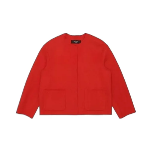 Round-Neck Long-Sleeved Casual Jacket