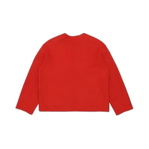 Round-Neck Long-Sleeved Casual Jacket