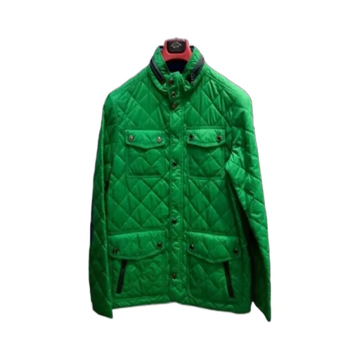 High-Necked Quilted Casual Jacket