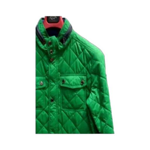 High-Necked Quilted Casual Jacket