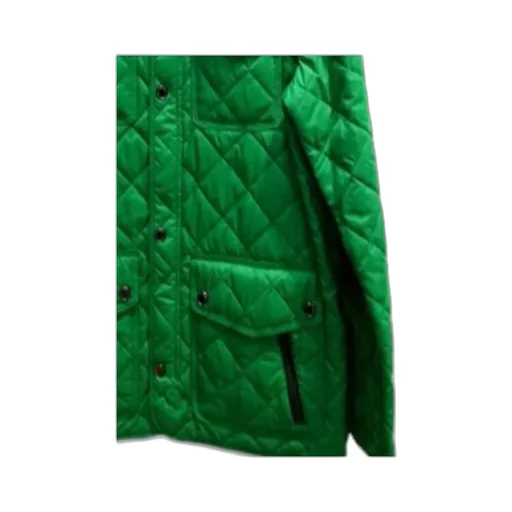 High-Necked Quilted Casual Jacket