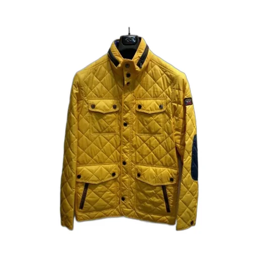 High-Necked Quilted Casual Jacket