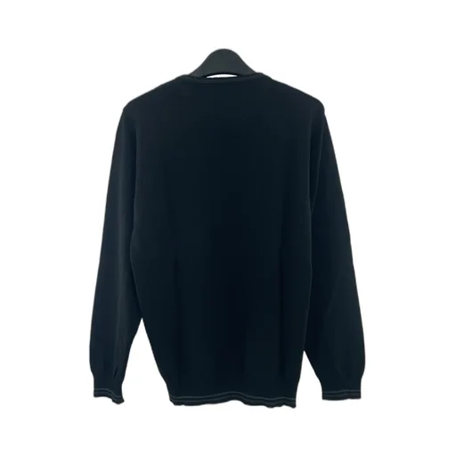 Round-Collar And Long-Sleeved Sweater
