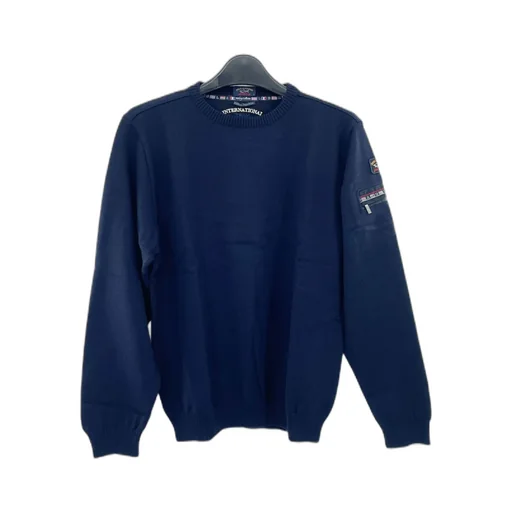 Round-Collar And Long-Sleeved Sweater