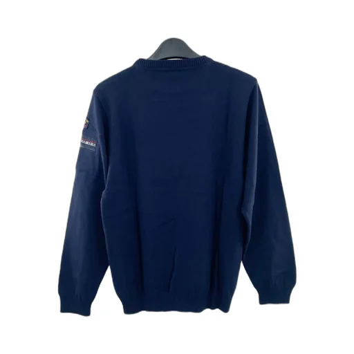Round-Collar And Long-Sleeved Sweater