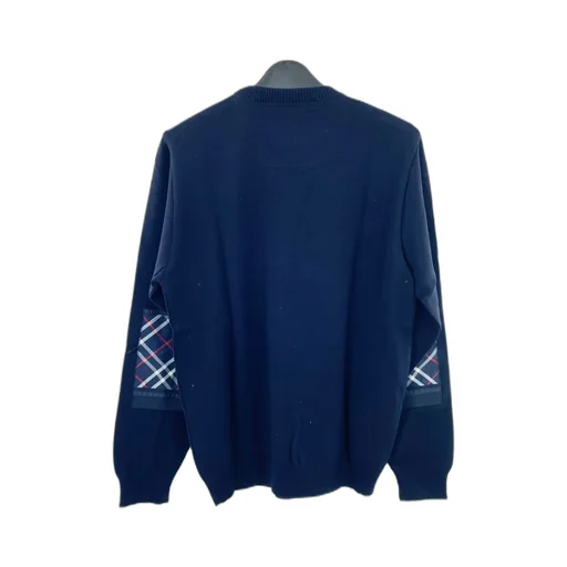 Round-Collar And Long-Sleeved Sweater