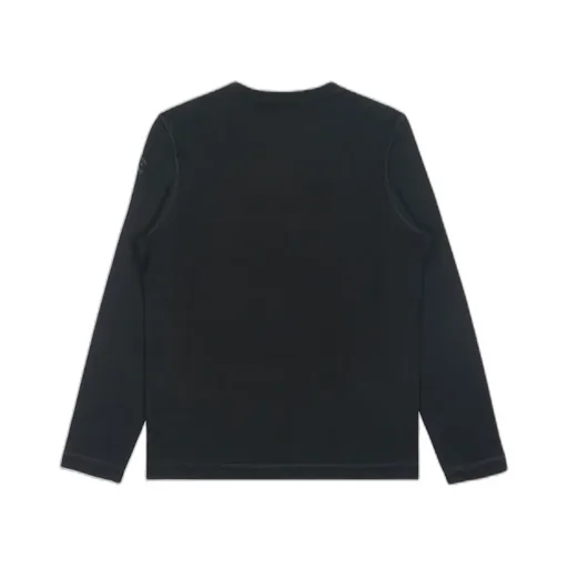 T-Shirt With Round Neck And Long Sleeves