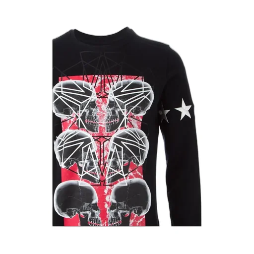Round Collar And Long-Sleeved T-Shirt