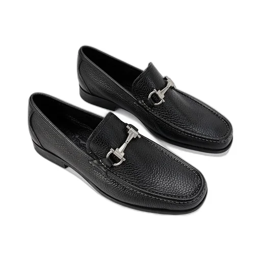 Logo Buckle Business Casual Shoes
