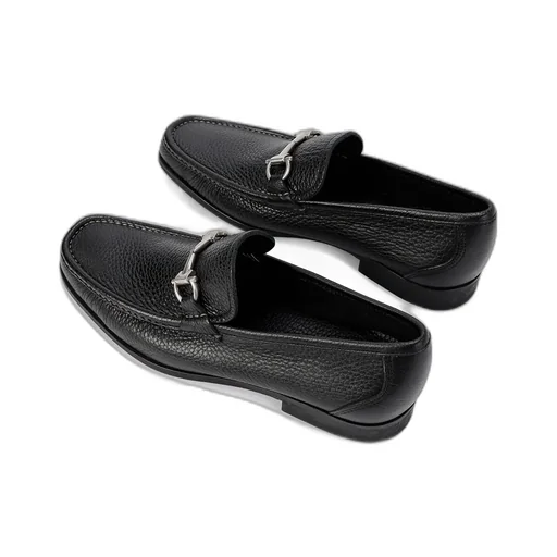 Logo Buckle Business Casual Shoes