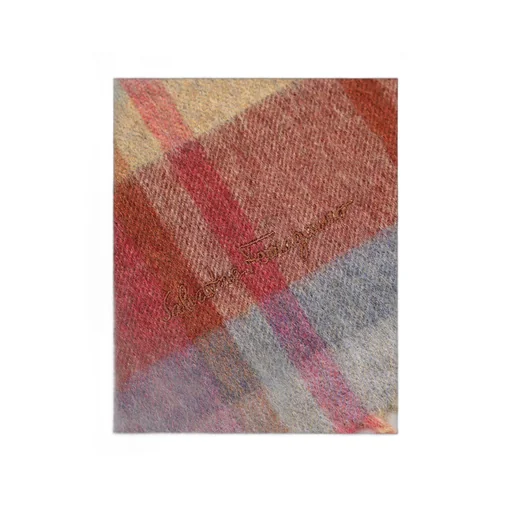 Plaid Detail Scarf