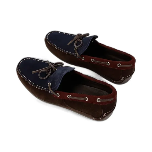 Stitching Flat-Bottomed Love Shoes