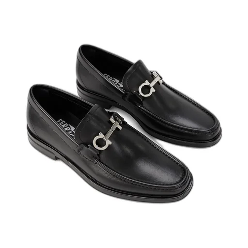 Logo Buckle Business Casual Shoes