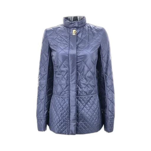 Quilted Cotton Suit With Vertical Collar