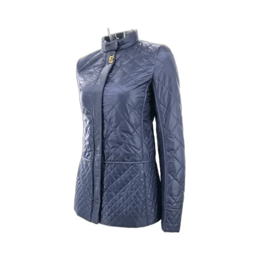 Quilted Cotton Suit With Vertical Collar