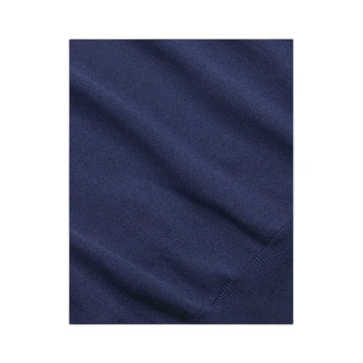 Navy Blue High-Necked Sweater