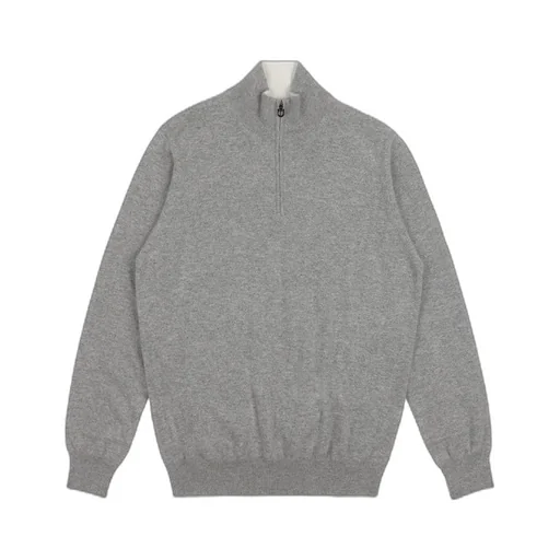 Semi-Zipper Sweater