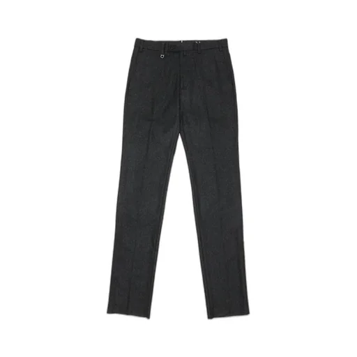 Dark Gray Straight Casual Pants