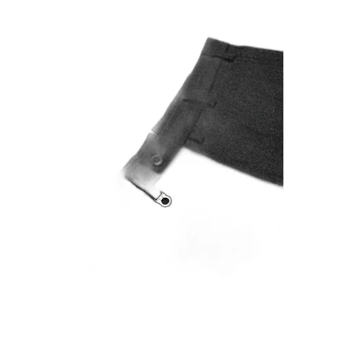 Dark Gray Straight Casual Pants