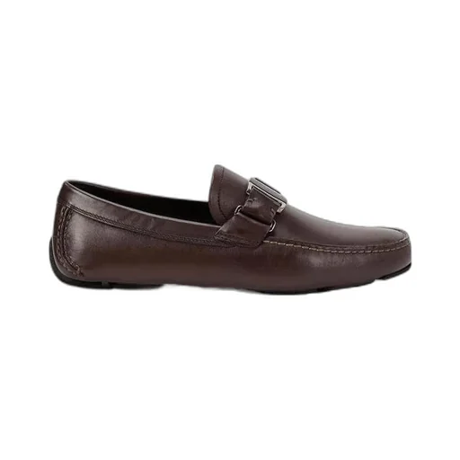 Chocolate Buckle Business Casual Shoes