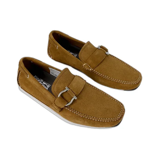 Logo Buckle Business Casual Shoes