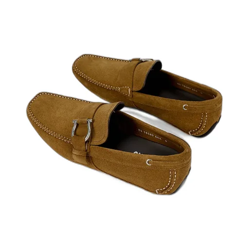 Logo Buckle Business Casual Shoes