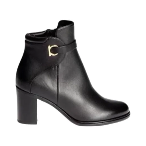 Logo High-Heeled Boots