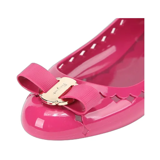 Jelly Series Bow-Decorated Flat Shoes