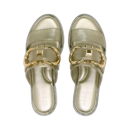 Logo Buckle Flip-Flops