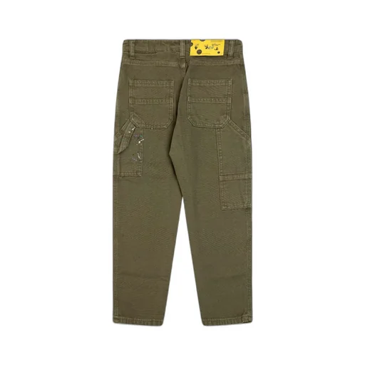 Off-White Kids Paint-Splatter Straight Leg Trousers