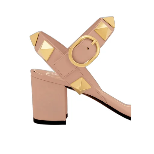 Roman Stud Calfskin Sandal 60 Mm