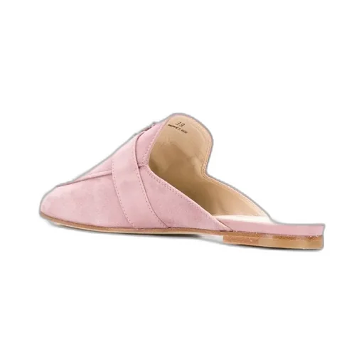 Fringed Buckle-Less Muller Shoes