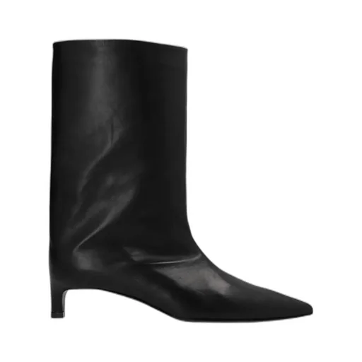 Jil Sander Pointed-Toe High Ankle Boots
