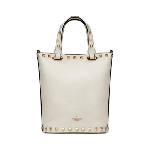 Rockstud Crossbody Pouch In Grainy Calfskin