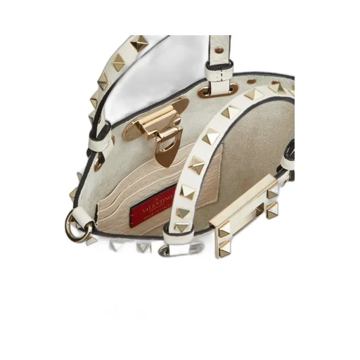 Rockstud Crossbody Pouch In Grainy Calfskin