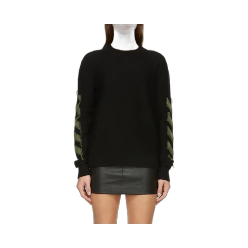 Arrows Motif Knitted Jumper