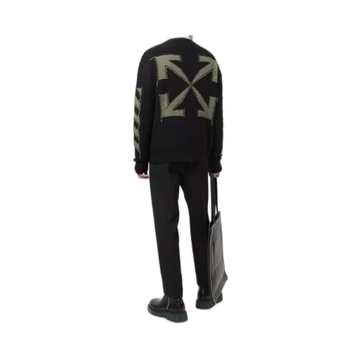 Arrows Motif Knitted Jumper