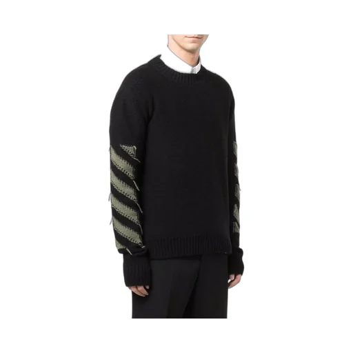 Arrows Motif Knitted Jumper