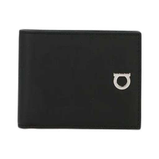 Gancini Leather Bi-Fold Wallet