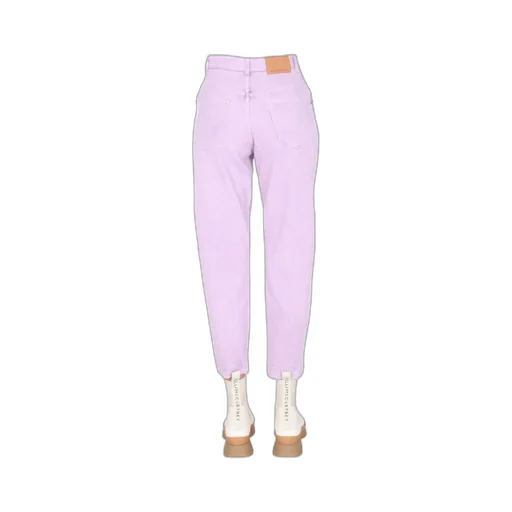 Stella Mccartney Logo Embroidered Straight Leg Jeans