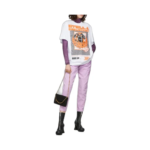 Stella Mccartney Logo Embroidered Straight Leg Jeans