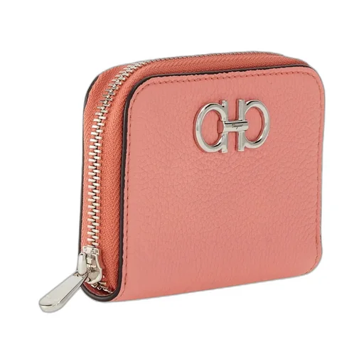 Salvatore Ferragamo Gancini Zipped Card Holder
