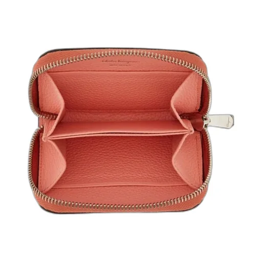 Salvatore Ferragamo Gancini Zipped Card Holder