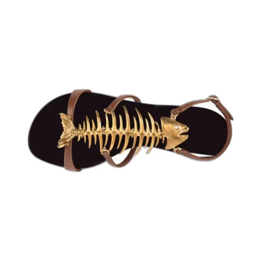 Fishbone Detail Sandals