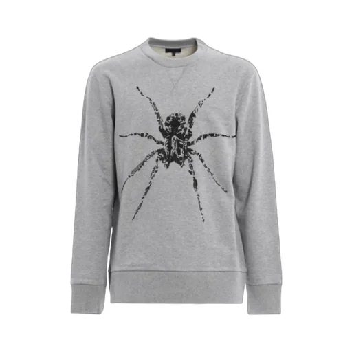Printed Round-Neck Sweater