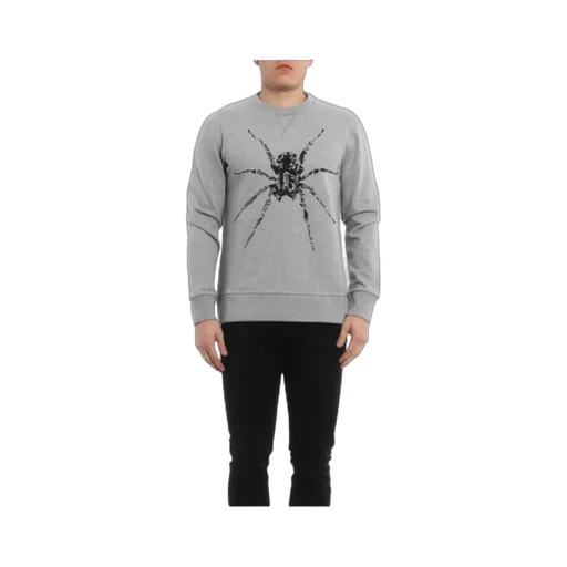 Printed Round-Neck Sweater