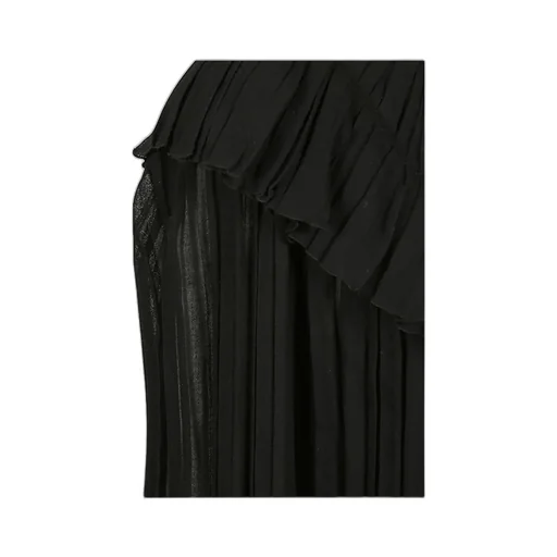Pleated Lotus Leaf Blouse