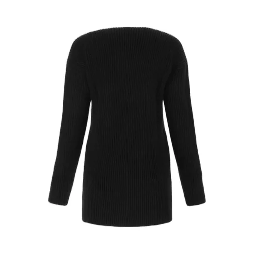Off-White Ribbed-Knit Crewneck Jumper