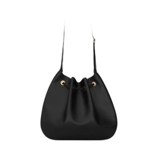 Paris Vii Large Flat Hobo Bag In Smooth Leather